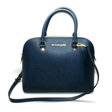 michael kors cindy dome crossbody navy|Michael Kors jet set charm.